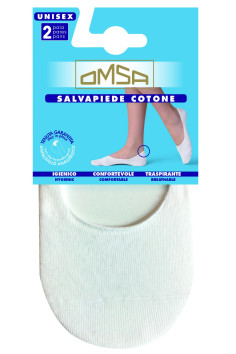 Сліди безшовні бавовняні Omsa Salvapiede Cotone Touch (2 пари) 2