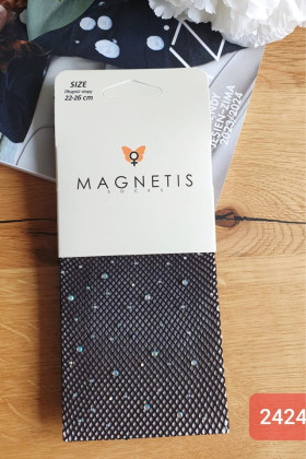 Шкарпетки в сітку зі стразами Magnetis 2424
