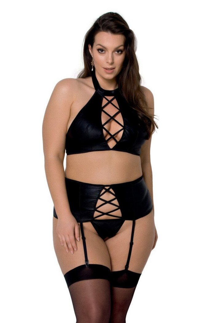 Комплект белья "под кожу" Passion Nancy set