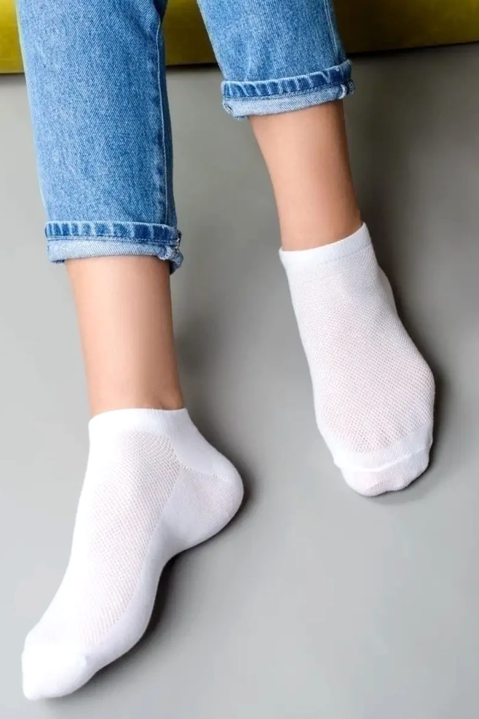 Шкарпетки короткі бавовняні в сіточку InSecret B2373