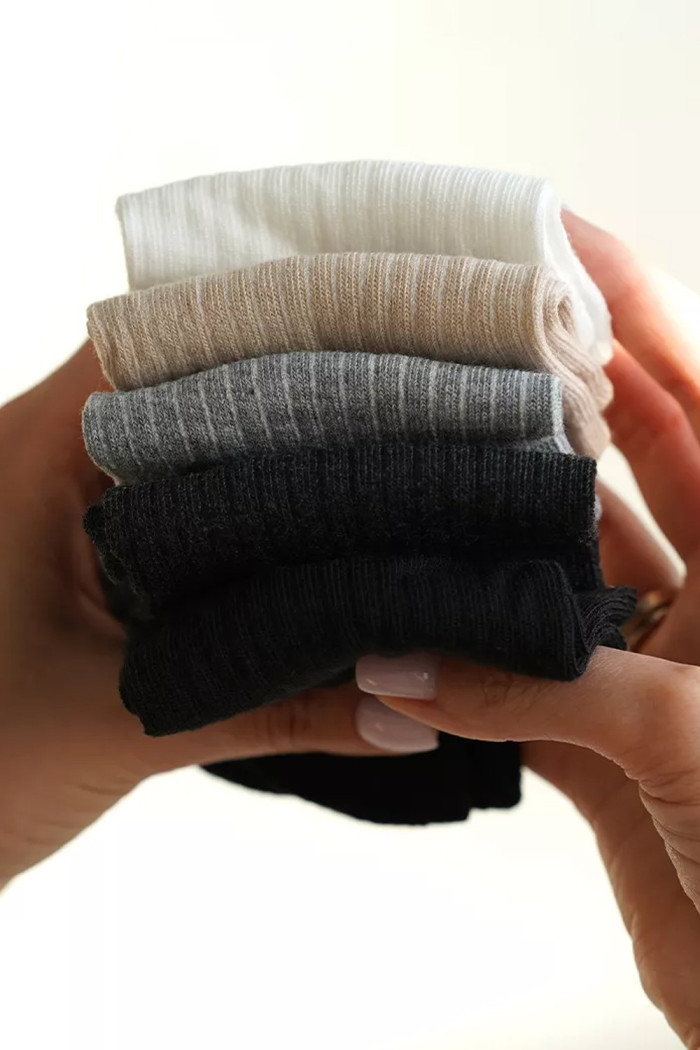 Шкарпетки короткі бавовняні в рубчик Master 0004 Sport