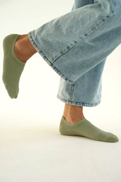 Шкарпетки короткі бавовняні в рубчик Master 0004 Sport