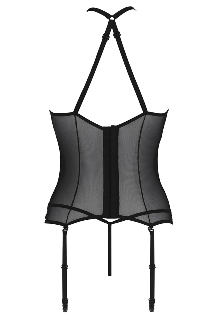 Корсет прозрачный с трусиками Passion Satara corset