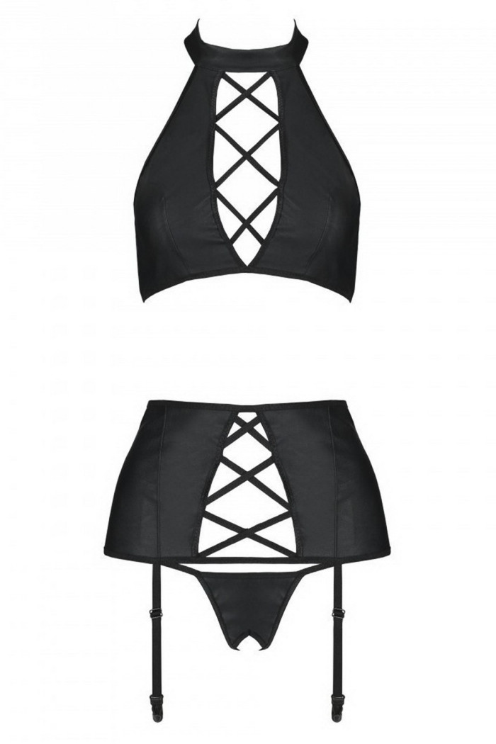 Комплект белья "под кожу" Passion Nancy set