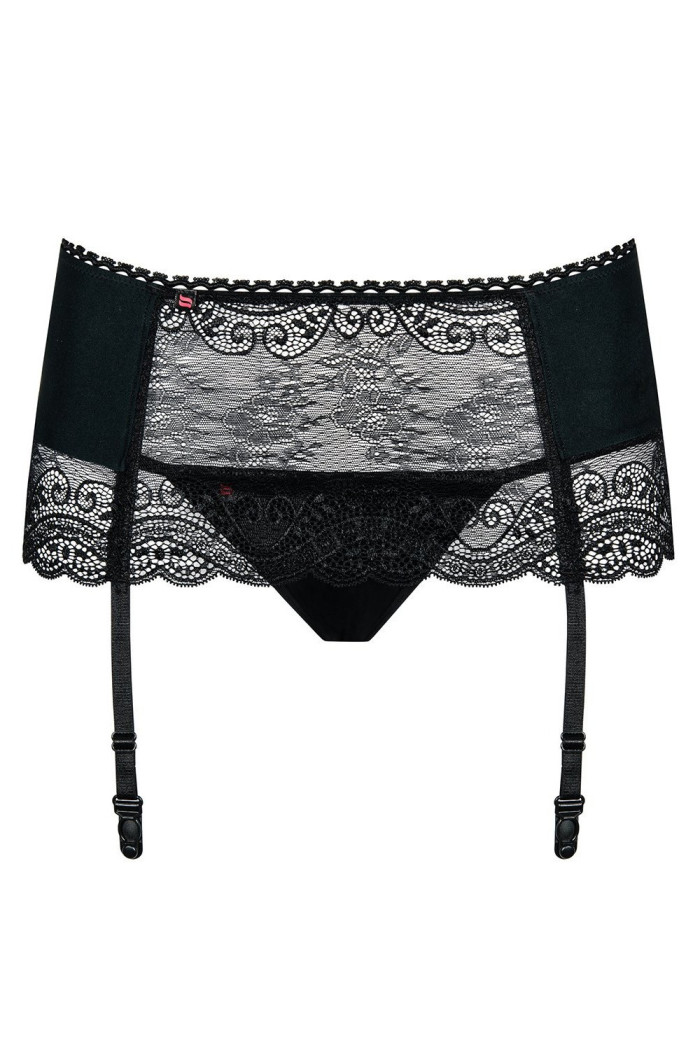 Пояс для чулок с трусиками Obsessive Miamor