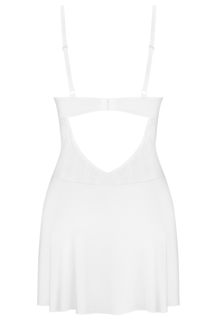 Прозора сорочка з трусиками Obsessive Alissium chemise