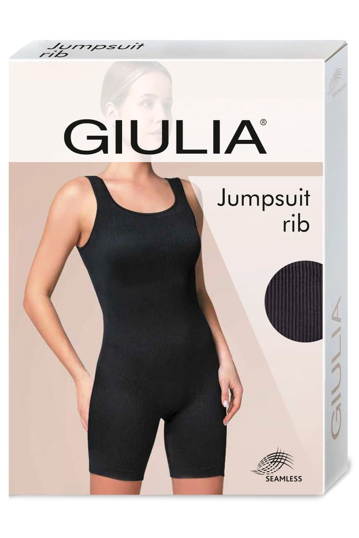 Комбинезон бесшовный в рубчик GIULIA Jumpsuit RIB