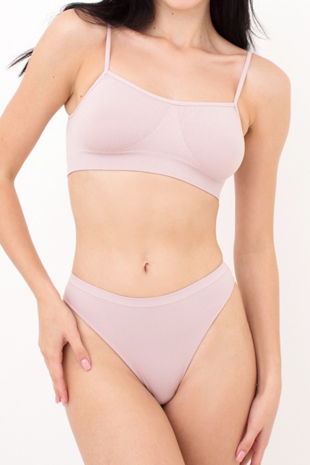 Трусики-бразиліана безшовні Giulia BRASILIAN BRIEFS BURNISHED LILAC