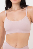 Топ бесшовный в рубчик GIULIA CAMI TOP RIB BURNISHED LILAC