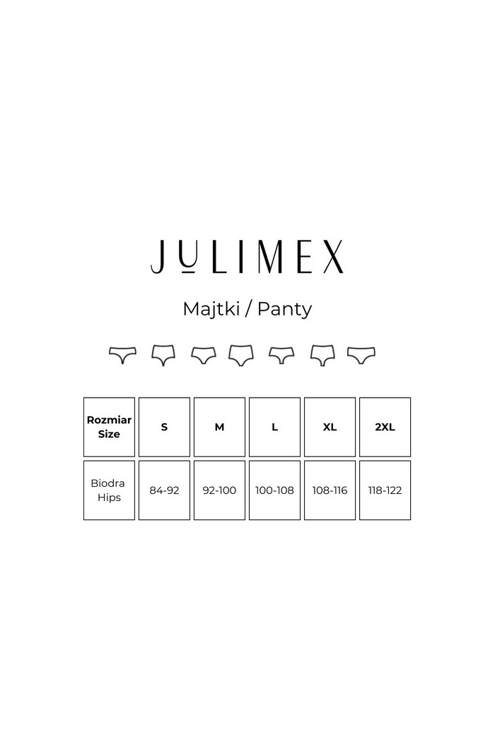 Трусики мереживні з безшовним краєм Julimex BELLIE MAXI