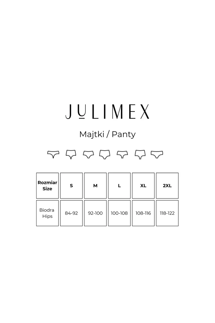 Трусики-бразианы бесшовные с высокой посадкой Julimex BRASIL MAXI