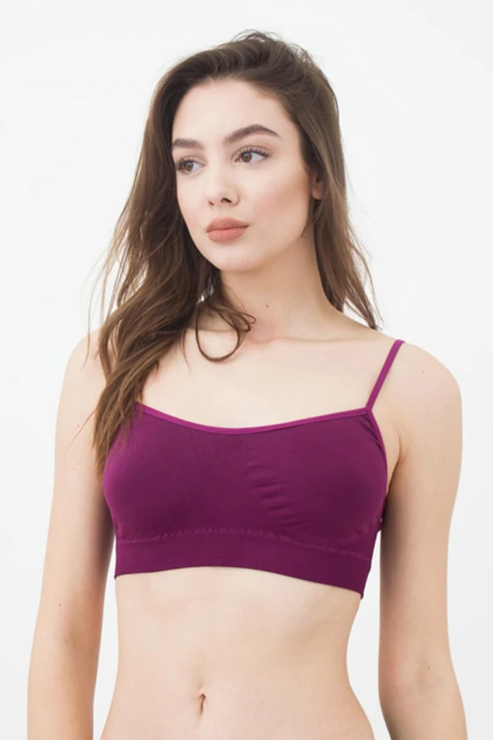 Tоп на тонких бретелях Giulia Brassiere Top Magenta Purple