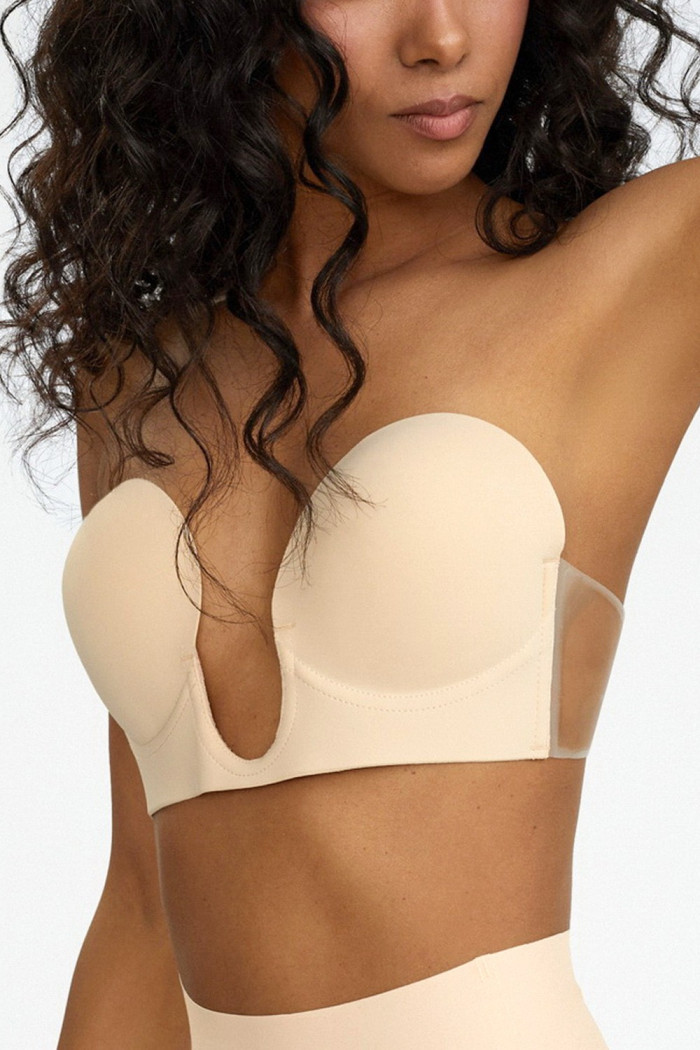 Бюстгальтер силіконовий з глибоким декольте Julimex Vibra