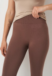 Леггинсы бесшовные с Push-up эффектом Giulia LEGGINGS SHAPE DEEP TAUPE