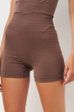 Шорты бесшовные с эффектом пуш-ап GIULIA Shorts Shape DEEP TAUPE