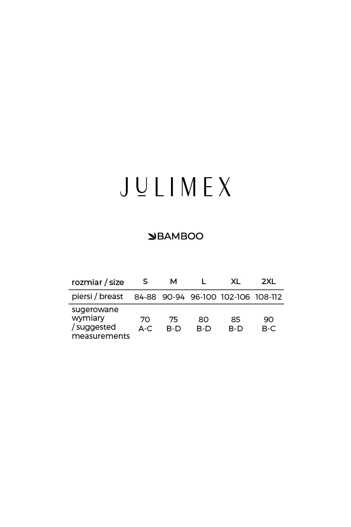 Бюстгальтер-топ безшовний без кісточок Julimex Bamboo Bralette