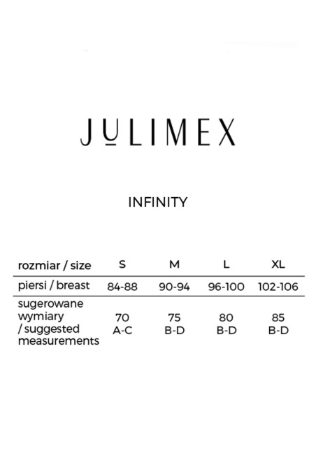 Бюстгальтер-топ бесшовный со съемными чашками Julimex Infinity Top
