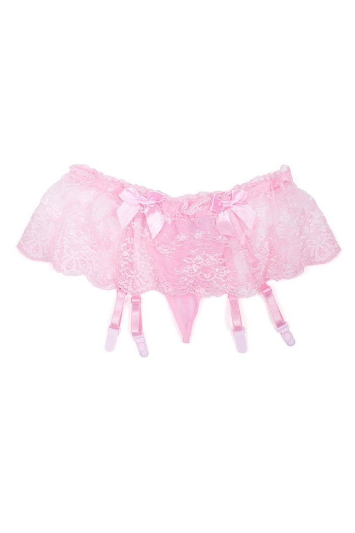 Пояс для чулок розовый Livia Corsetti Demetria