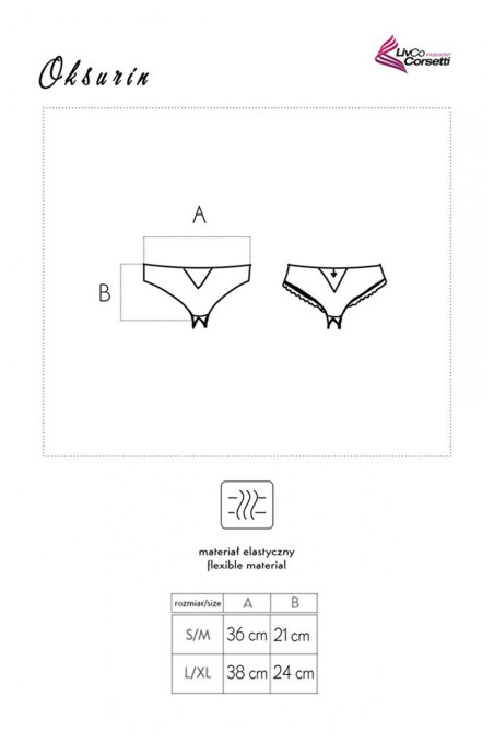 Стрінги з відкритим доступом Livia Corsetti Oksurin