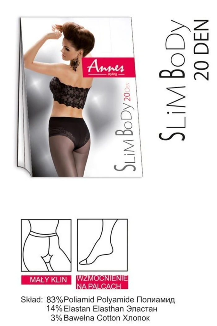 Колготки з моделюючим ефектом Annes SLIM BODY 20den