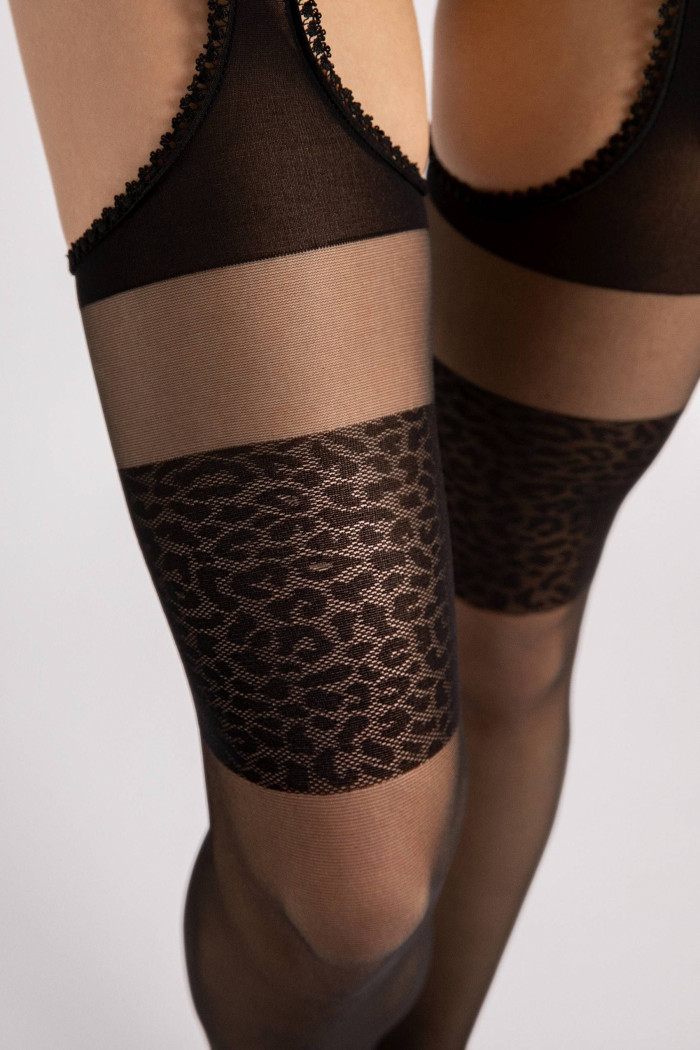 Чулки с поясом Fiore AMOUR SAUVAGE 20 den