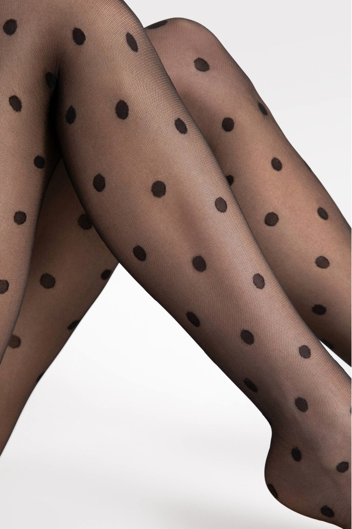 Колготки в крупный горошек Fiore ENCORE 20d