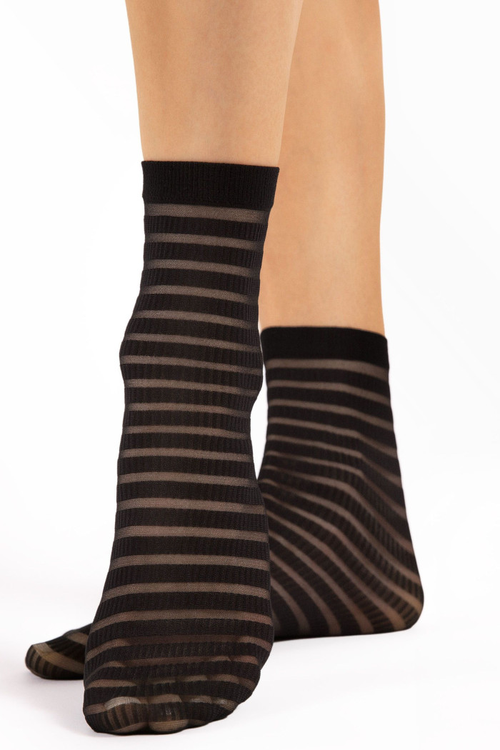 Носочки прозрачные в полоску Fiore Izzy 20