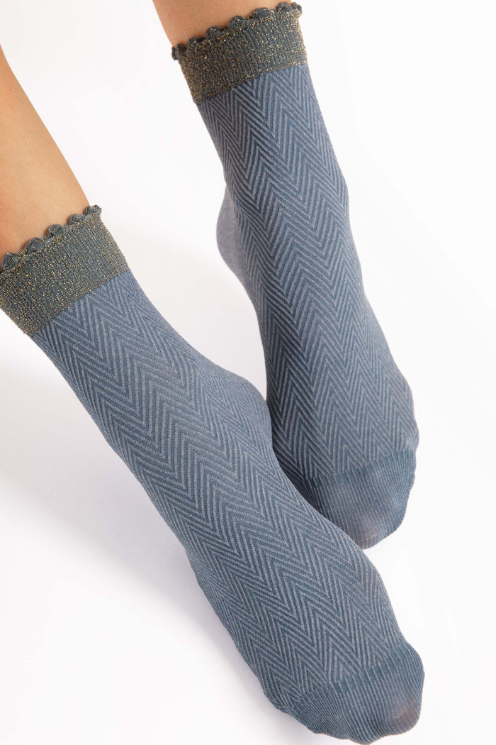 Шкарпетки з принтом "ялинки" Fiore Spina 40d