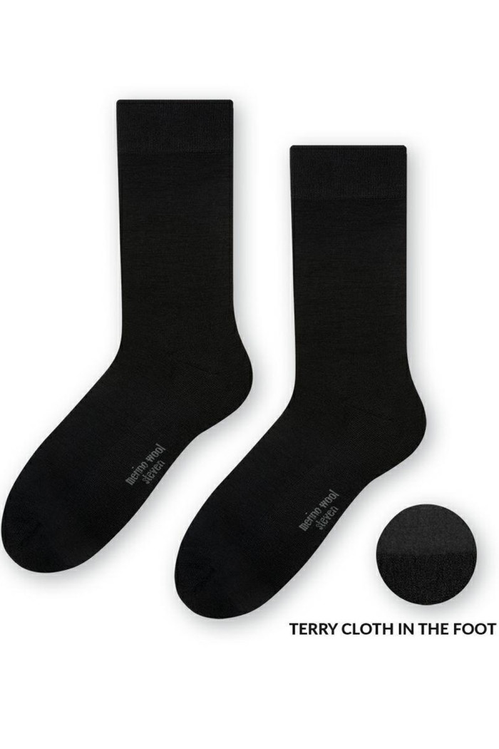 Носки женские полумахровые из мериносовой шерсти STEVEN 130 Merino Wool FROTTE