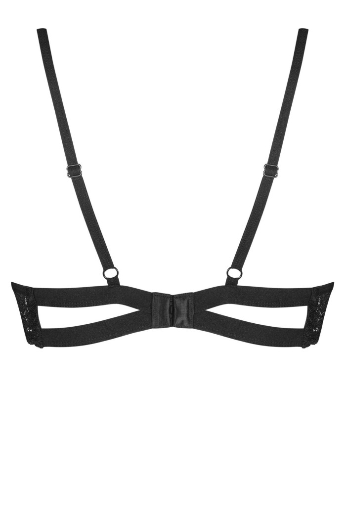 Бюстгальтер мереживний прозорий Obsessive Nutris