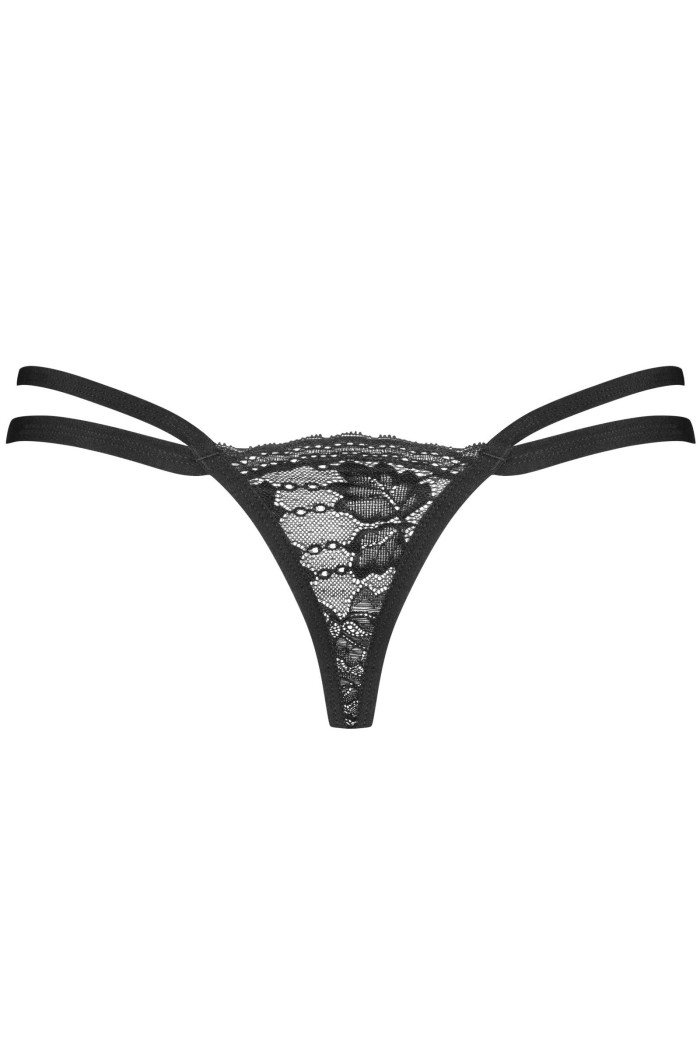 Стрінги-міні мереживні Obsessive Nutris