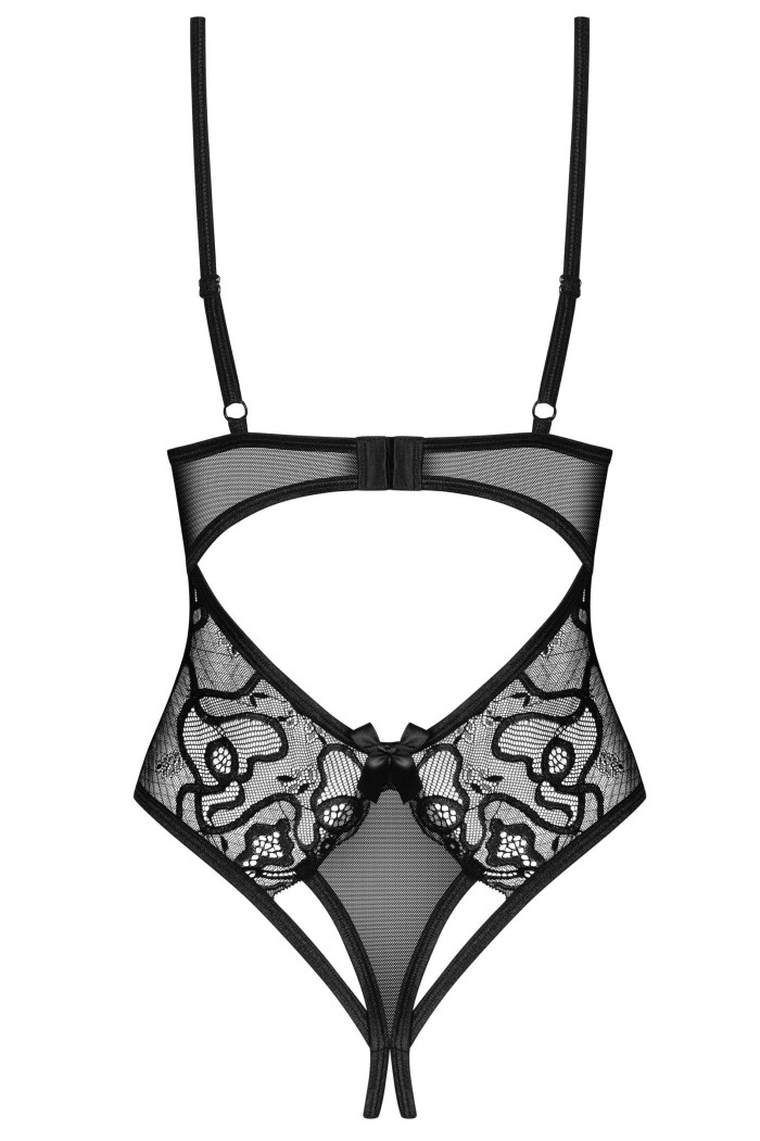 Боді прозоре з відкритим доступом Obsessive Blomentis