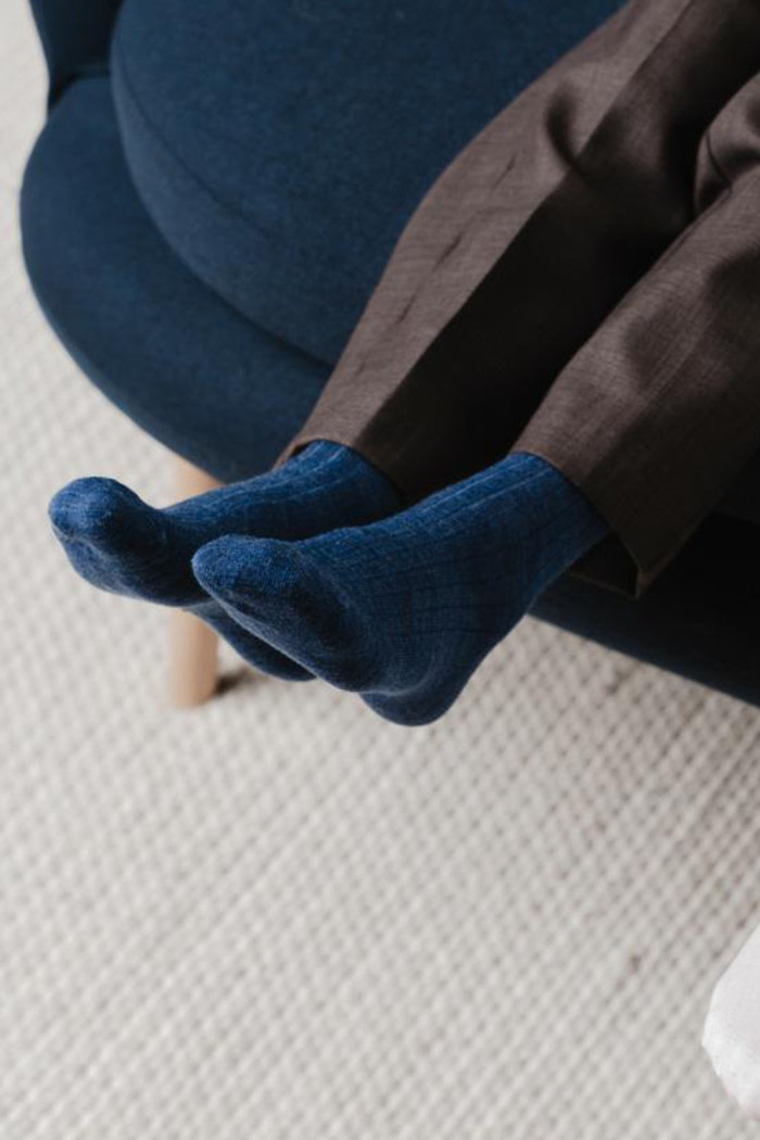 Носки рубчик детские из мериносовой шерсти STEVEN 130 Merino Wool Kids