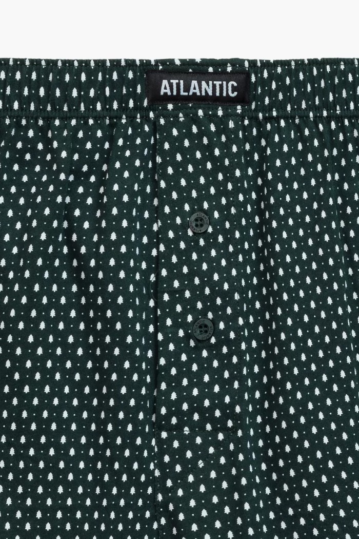 Трусы-боксеры с новогодним принтом Atlantic 2GMB-006 (2 шт)