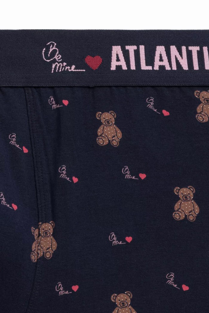 Трусы-боксеры мужские с принтом Медведи Atlantic 2GMH-025 (2 шт)