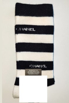 Носочки женские высокие с кашемиром "Chanel" InSecret BF025-2 2
