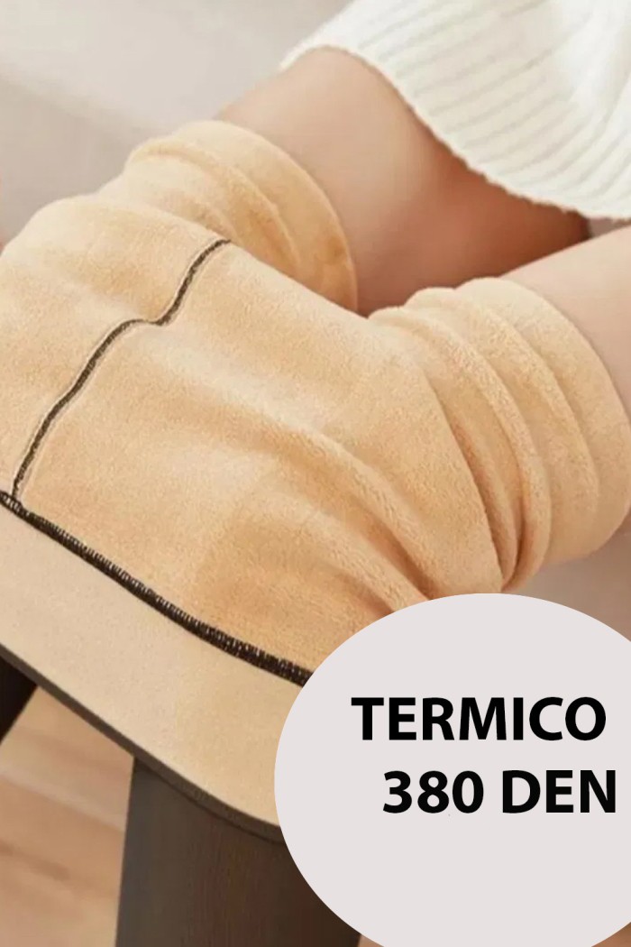 Легинсы теплые на флисе с прозрачным эффектом BFL 9687 Termico