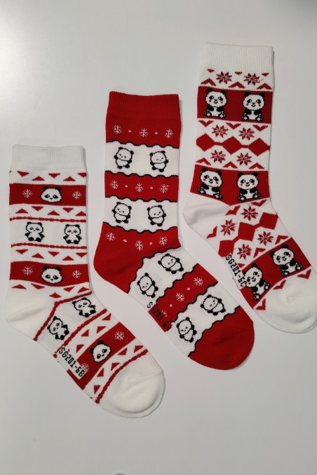 Носочки женские подарочные с принтом Coalo BM6307 (3 пары)