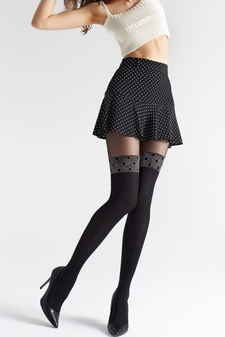 Колготки з імітацією панчіх Marilyn ZAZU W02 20/60den  — купити в InSecret.ua