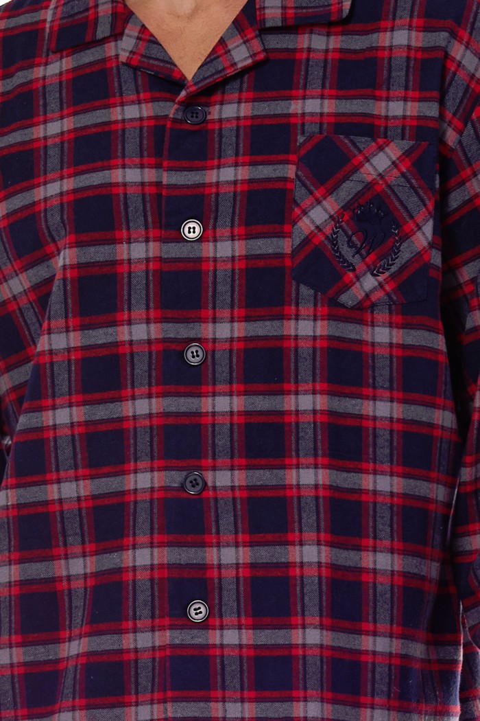 Комплект/пижама мужской в клетку L&L 2471 Ben | InSecret.ua