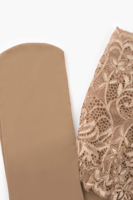 Колготки безшовні з широким мереживним поясом Marilyn SLIM EMOTION 30  — купити в InSecret.ua