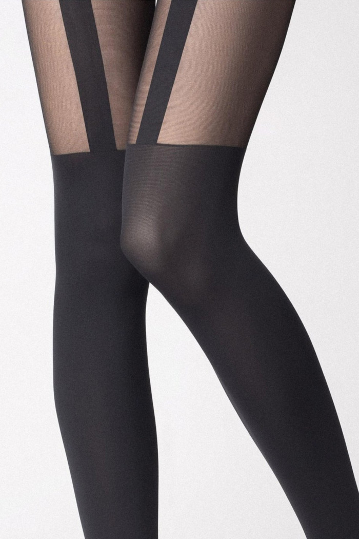 Колготки имитация чулок с подвязками Marilyn Zazu Line | InSecret.ua