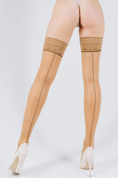 Чулки со стрелкой-швом GIULIA Chic 20 | InSecret.ua