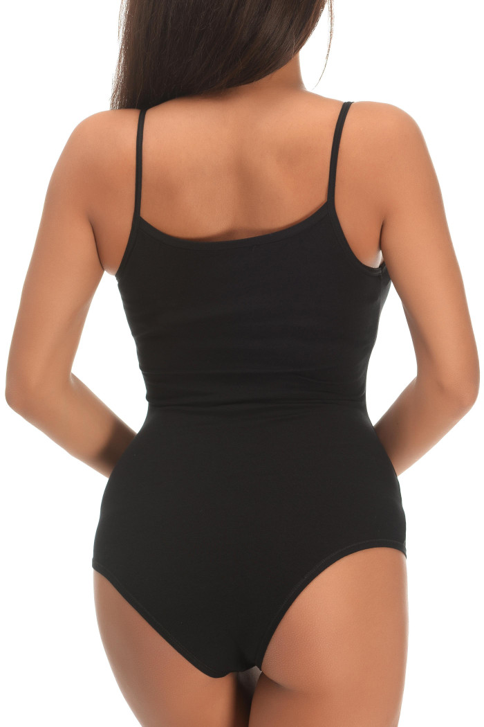 Боді жіноче бавовняне з тонкими бретелями JADEA 4155  — купити в InSecret.ua
