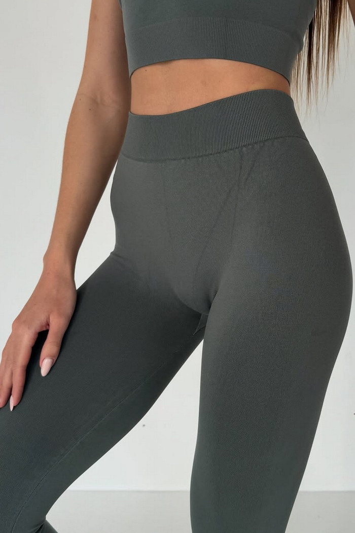 Легінси безшовні з Push Up ефектом та V-подібним поясом InSecret V-Leggings  — купити в InSecret.ua