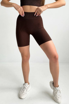 Треки-велосипедки в рубчик укорочені InSecret Tracks Ribbed Basic  — купити в InSecret.ua