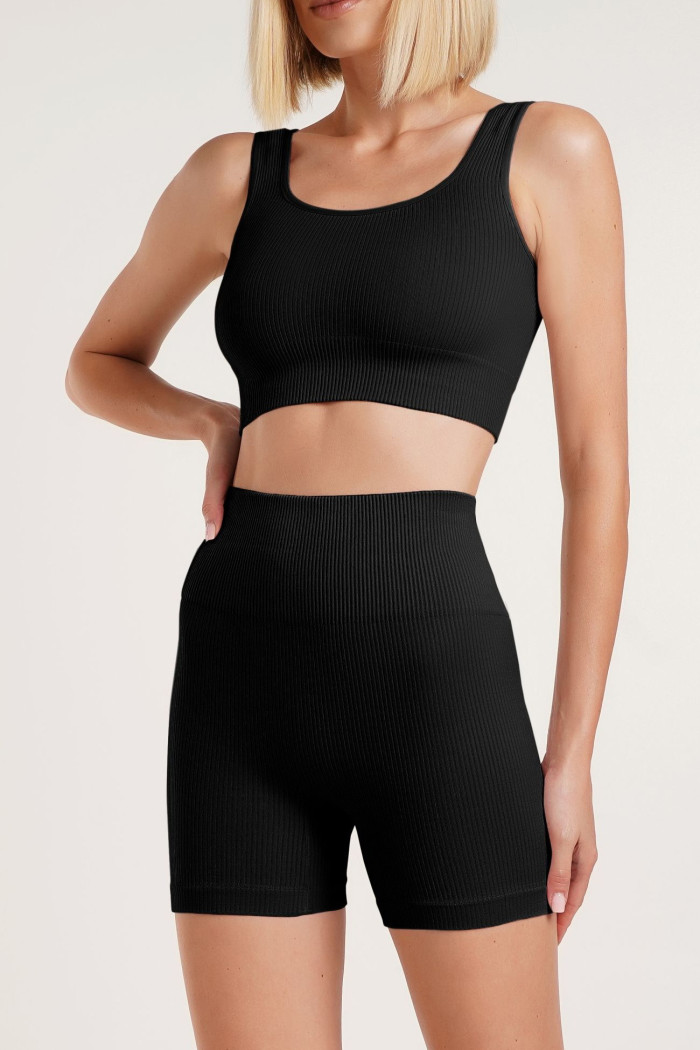 Шортики в рубчик з ефектом пуш-ап GIULIA Shorts Rib Shape — купити в InSecret.ua