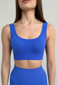 Топ на широких бретелях в рубчик GIULIA Top Rib  — купити в InSecret.ua