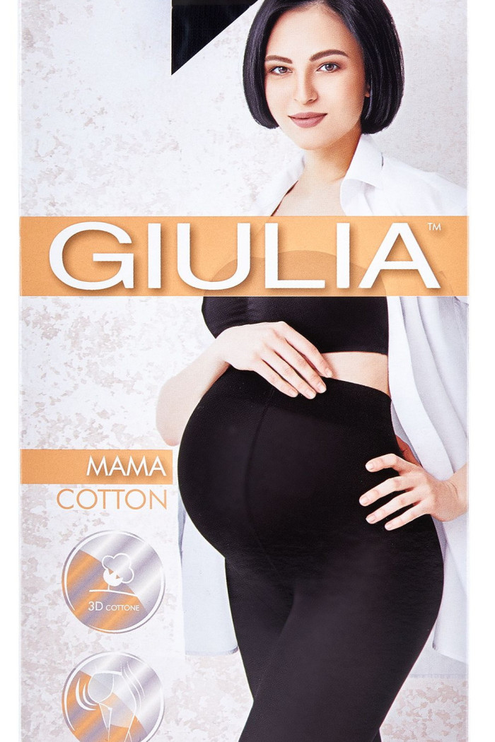 Колготки для вагітних теплі бавовняні Giulia Mama cotton 200  — купити в InSecret.ua
