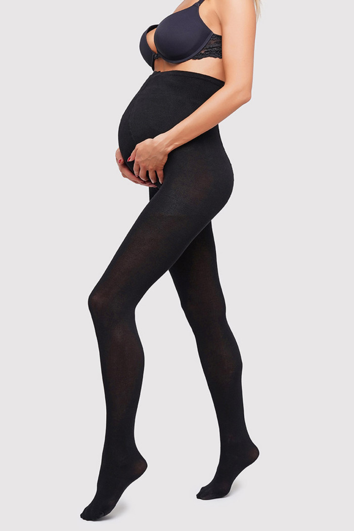 Колготки для вагітних теплі бавовняні Giulia Mama cotton 200  — купити в InSecret.ua